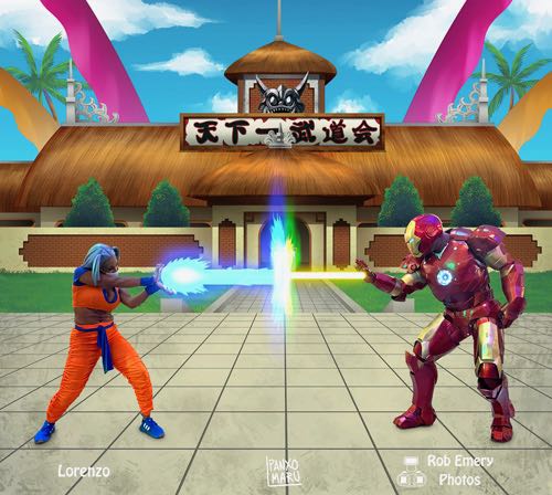 Iron Man (Mk3) vs. DragonballZ warrior